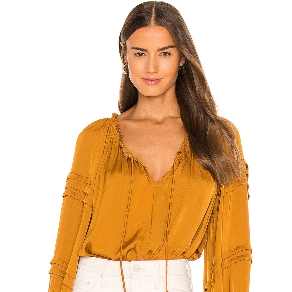Free people body suit- autumn pearl